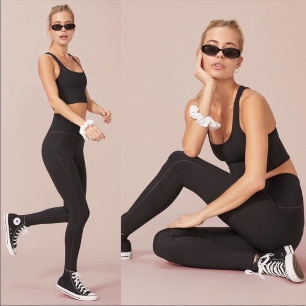 Girlfriend Collective High-Waisted Black Leggings